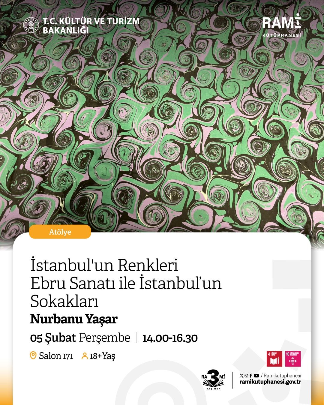 İstanbul'un Renkleri Ebru Sanatı ile İstanbul’un Sokakları