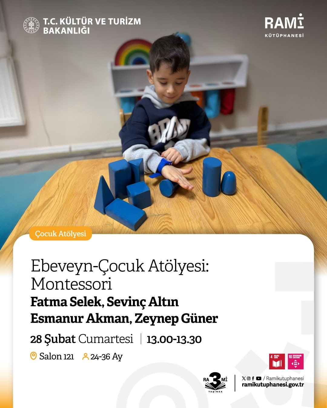 Ebeveyn-Çocuk Atölyesi: Montessori