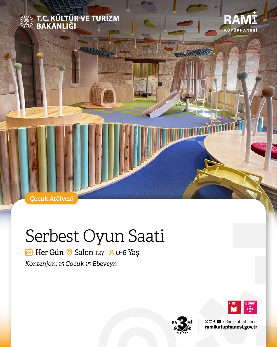 Bebek Kütüphanesi: Serbest Oyun Saati (3. Seans)