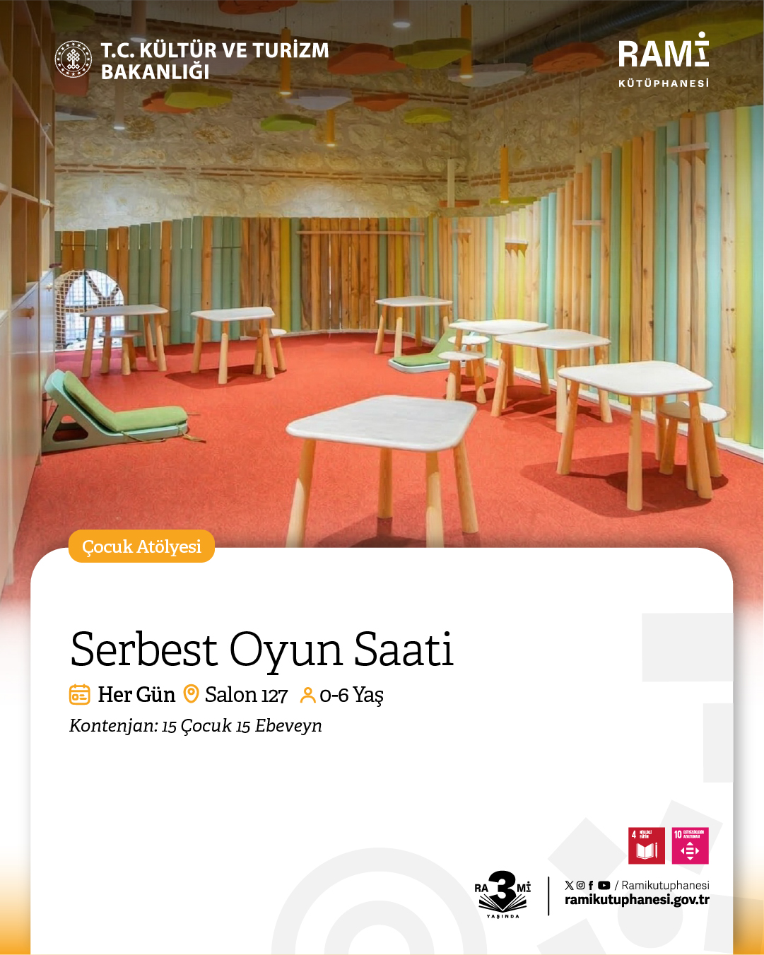 Bebek Kütüphanesi: Serbest Oyun Saati (1. Seans)