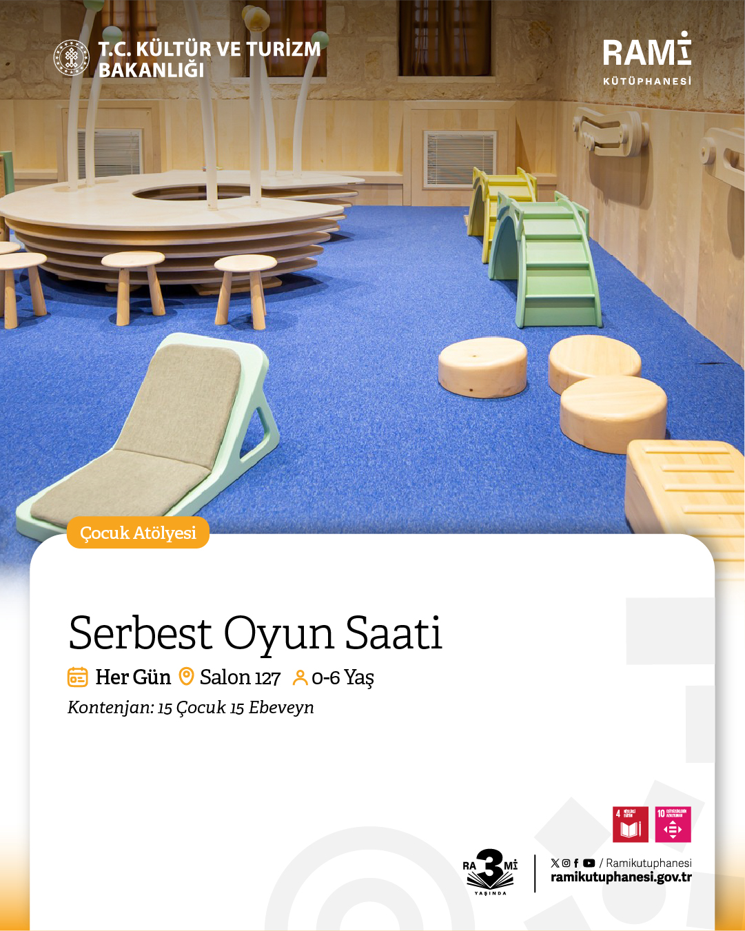 Bebek Kütüphanesi: Serbest Oyun Saati (5. Seans)